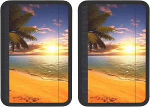 Sunset Palm Car Seat Belt Pad 2 Pack Universal Fit Seatbelt Cover Soft and Comfortable Backpack Shoulder Pad Adjustable Neck Cushion Protector Harness Pad for Car Bag