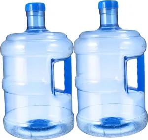 SUPVOX 2pcs Camping Water Container Sturdy Pet Water Jug Handle for Outdoor Activities Lightweight and Space-saving Storage for Hiking and Travel