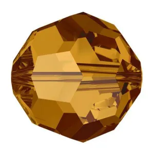 Swarovski 8mm Round - Crystal Copper (10 Pack)
