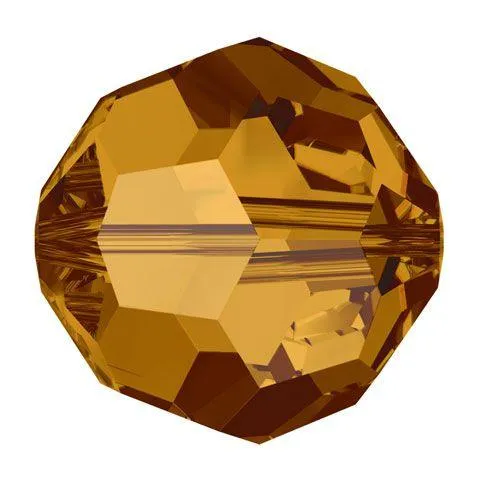Swarovski 8mm Round - Crystal Copper (10 Pack)