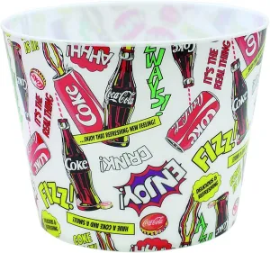 Tablecraft CC401 Coca-Cola Popcorn/Snack Bucket "Pop!", Red