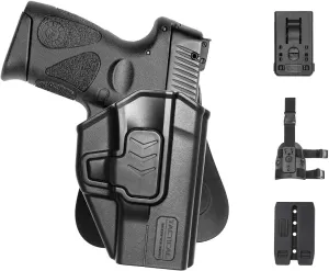 Tactical Scorpion Gear Modular Level II Retention Paddle Holster: Fits M&P S&W Bodyguard 380 with or Without Crimson Trace Integrated Laser