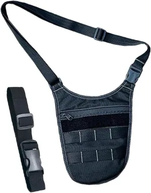 Tactical Shoulder Bag - Men's Underarm Anti-Theft Waist Bag with Molle System for Outdoor Travel