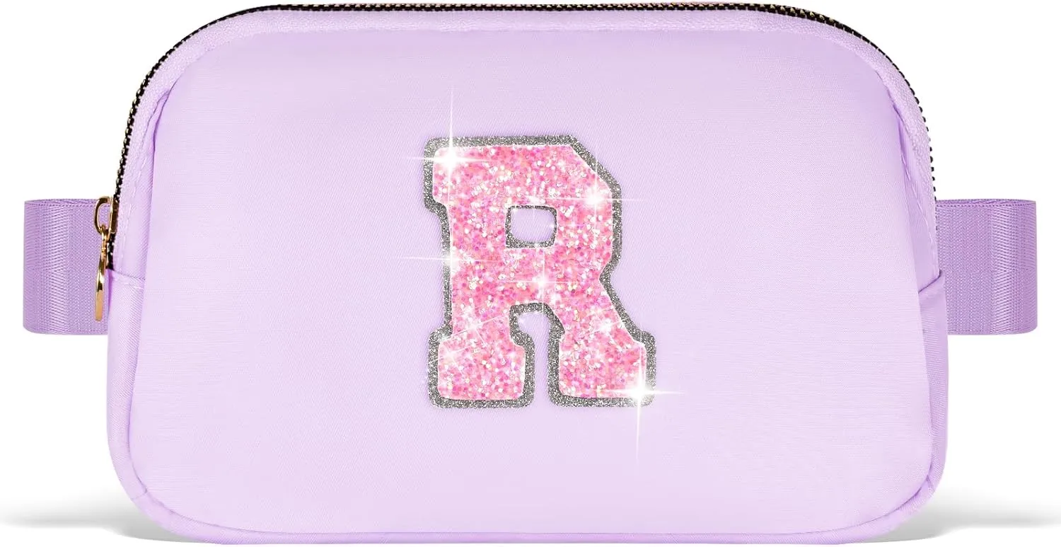 Teacher Appreciation Gifts, End of Year & Thank You Gifts Ideas | Lavender Initial R Crossbody Bag