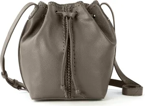 The Sak Ivy Leather Drawstring Bucket