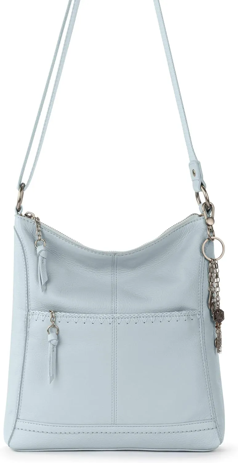 The Sak Lucia Leather Crossbody Purse - Premium Leather Women's Handbag for Everyday & Travel - Cross Body Bag With Zipper