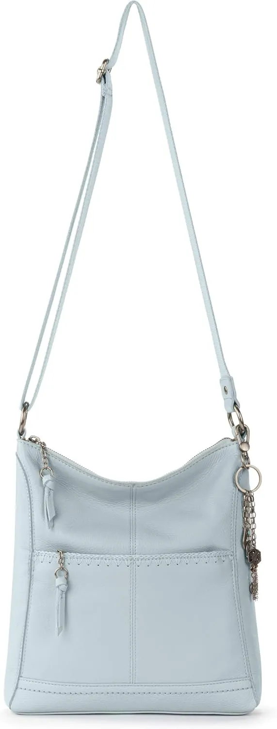 The Sak Lucia Leather Crossbody Purse - Premium Leather Women's Handbag for Everyday & Travel - Cross Body Bag With Zipper