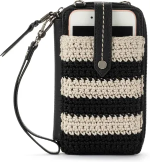 The Sak Silverlake N/S Smartphone Crossbody, Black Stripe