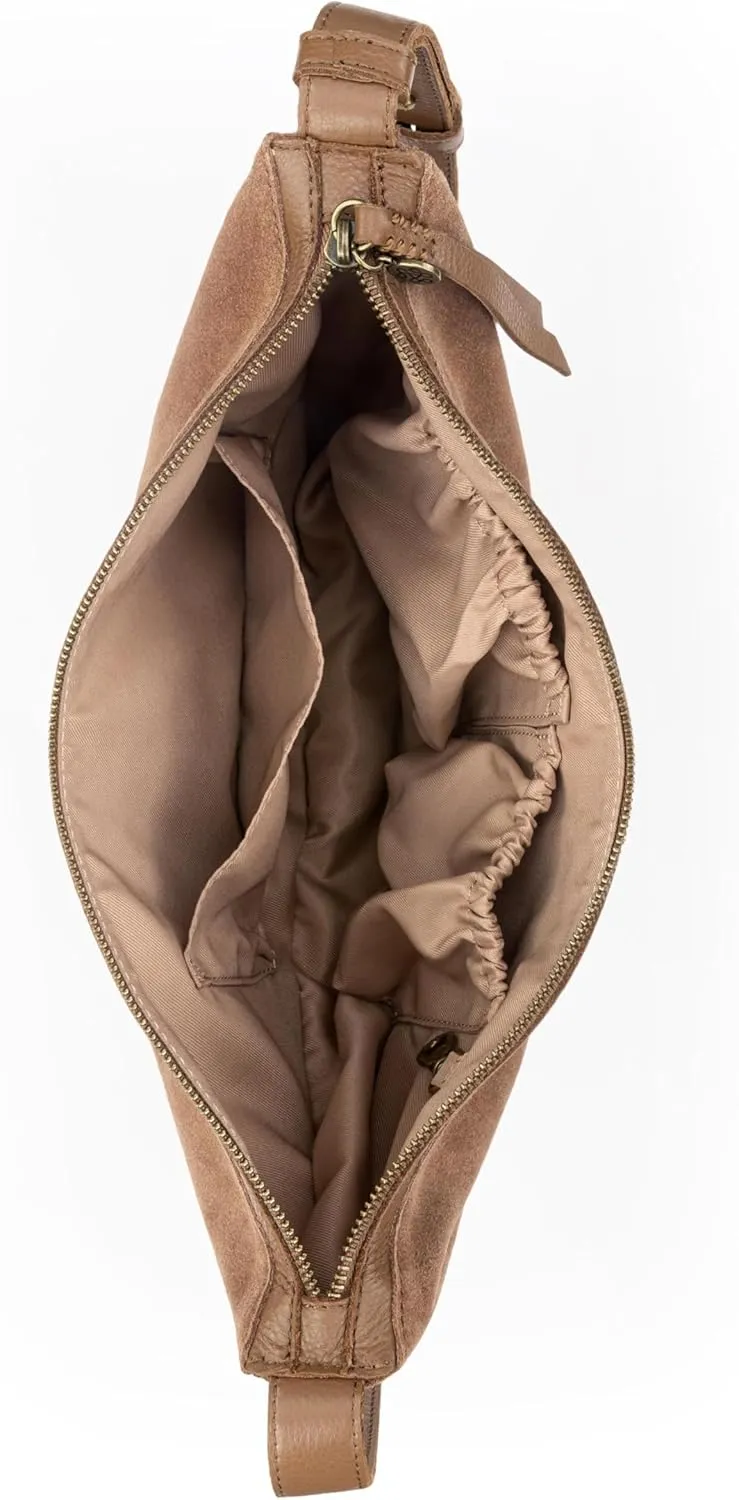 The Sak Tess Large Sling Purse - Large Woman's Crossbody Bag For Everyday & Travel - With Zipper Closure & Adjustable Strap