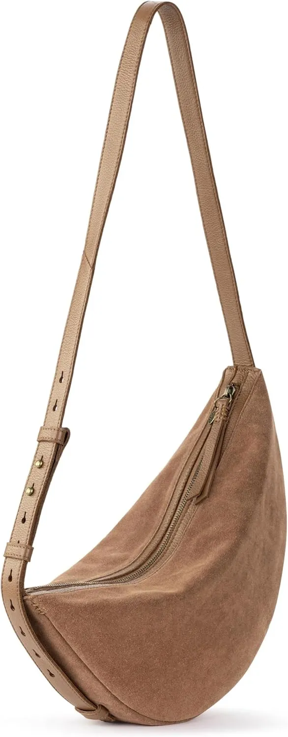 The Sak Tess Large Sling Purse - Large Woman's Crossbody Bag For Everyday & Travel - With Zipper Closure & Adjustable Strap