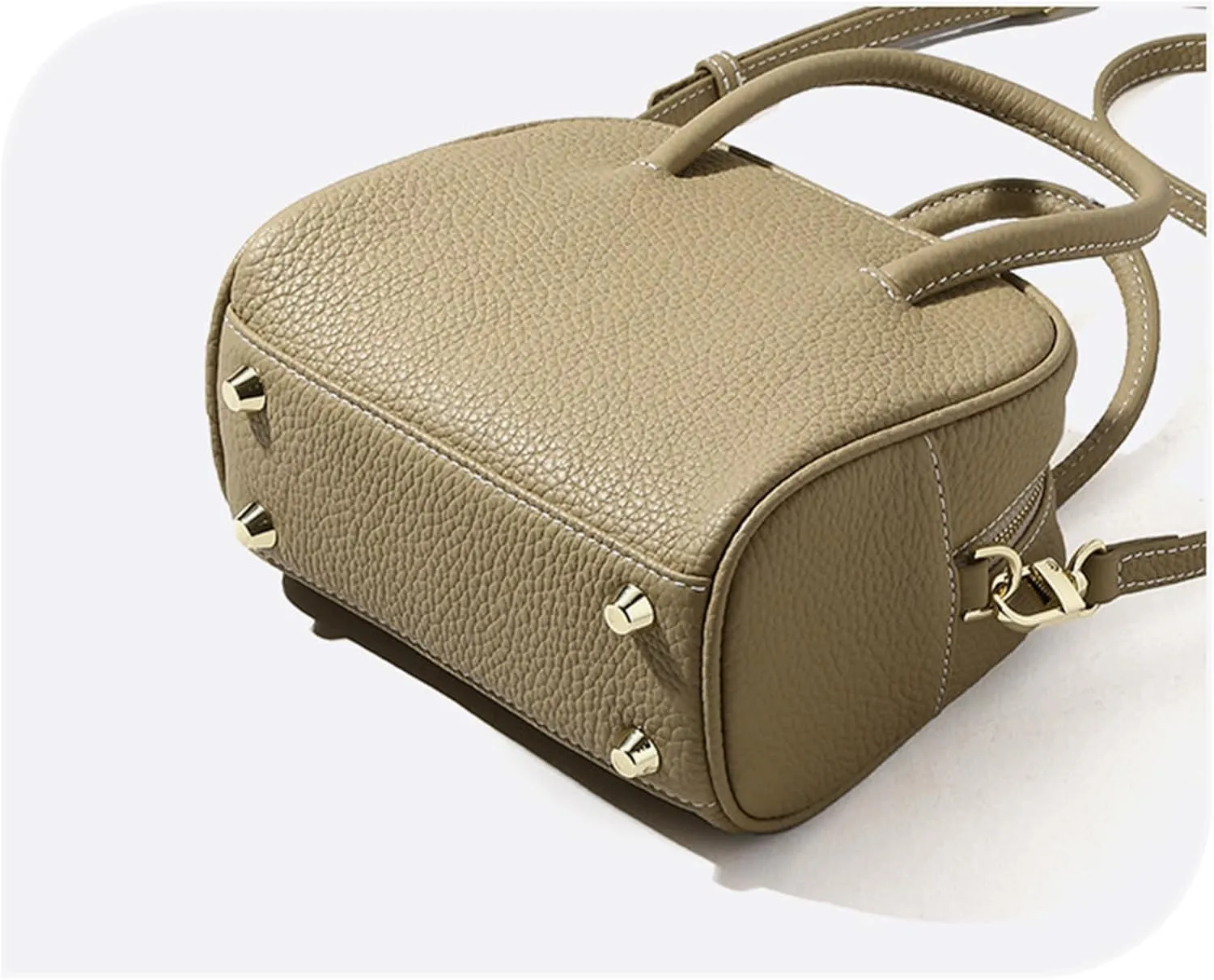 the top Layer Cowhide handbag for women, genuine Leather Pillow tote,Hand-held Crossbody Bag,Daily Use purse