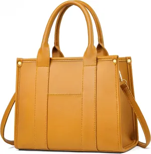 The Tote Bag Crossbody Purses for Women Shoulder Bag Handbags PU Leather Top Handle Bags with zipper
