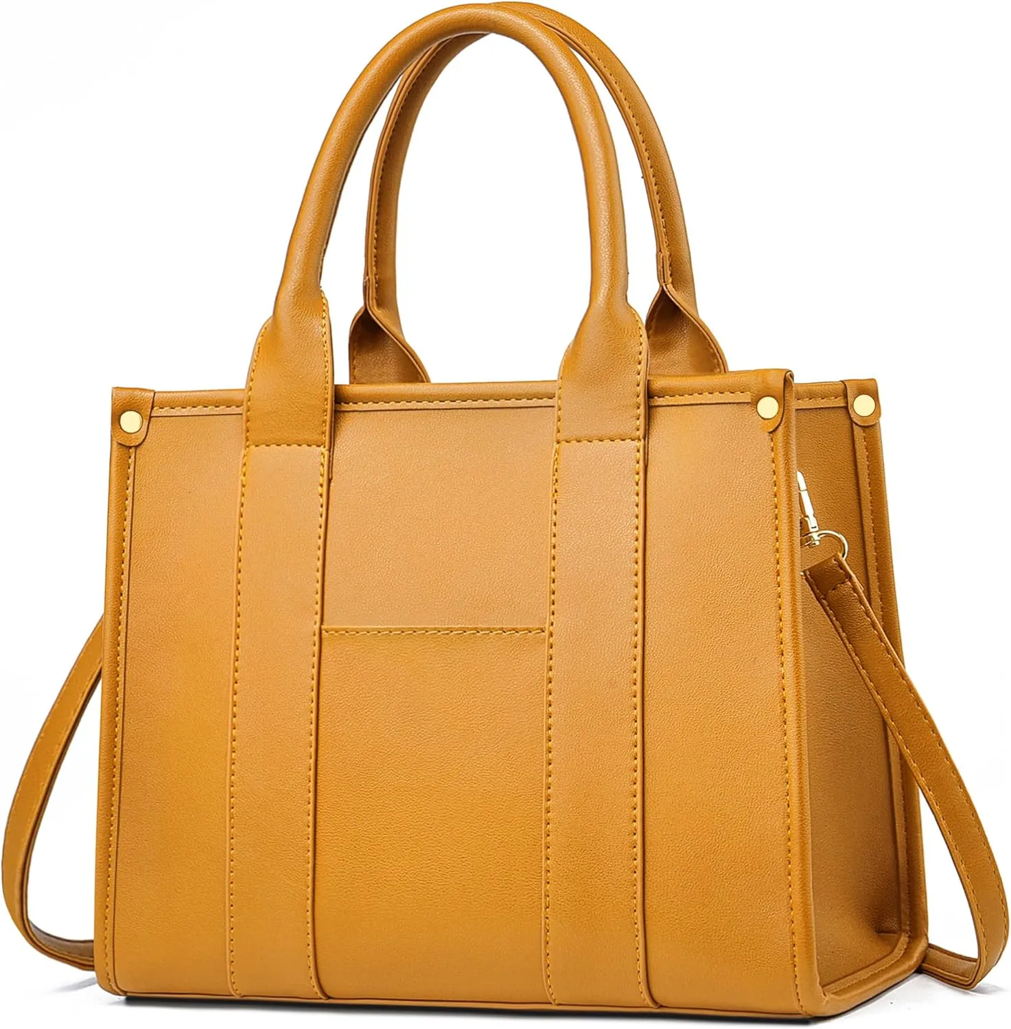 The Tote Bag Crossbody Purses for Women Shoulder Bag Handbags PU Leather Top Handle Bags with zipper