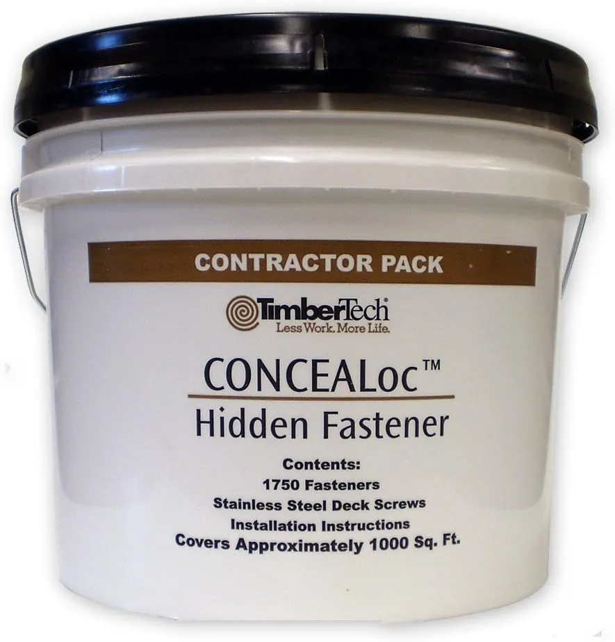 TimberTech CONCEALoc with Screws - Bucket of 1750