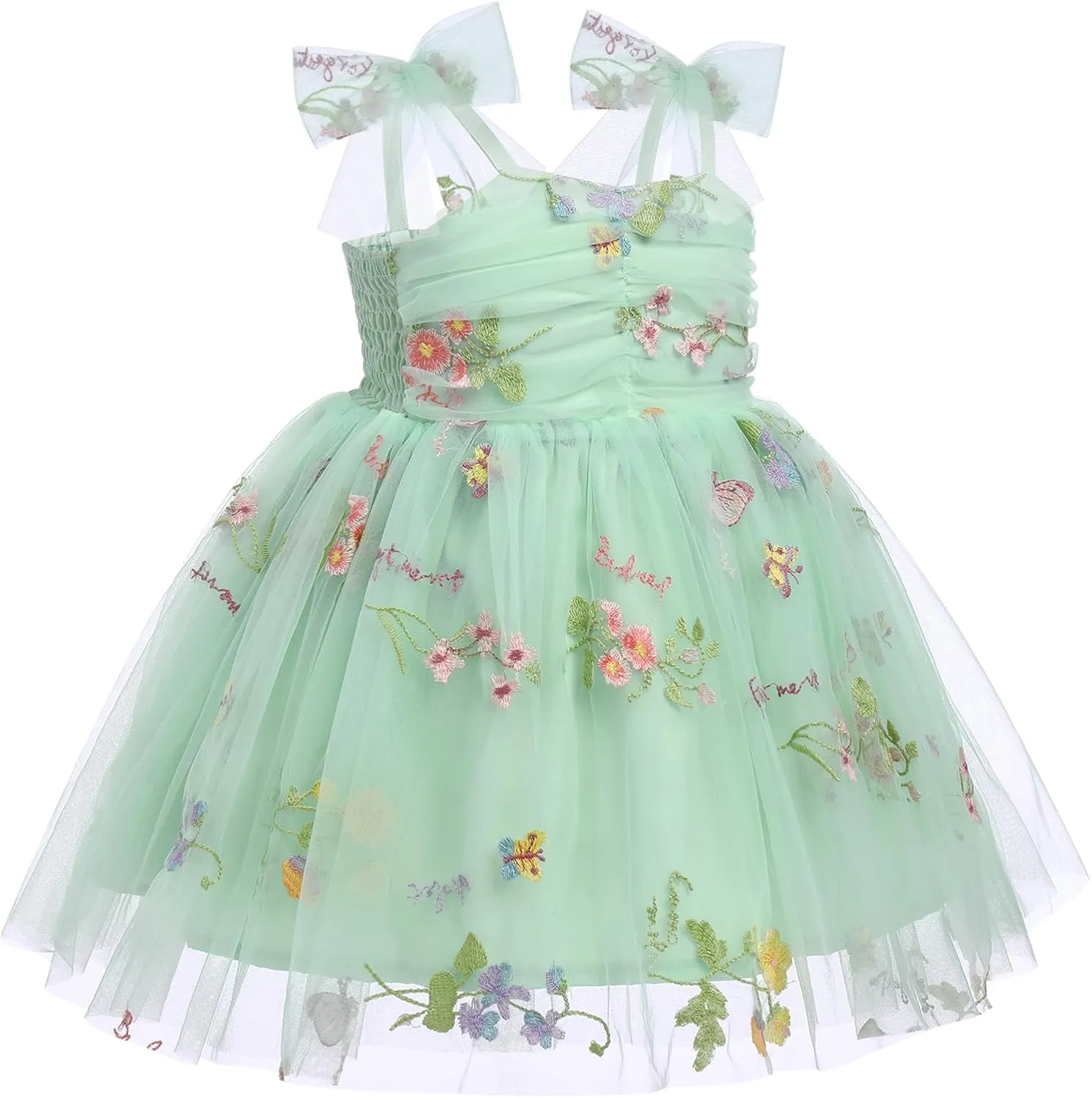 Toddler Baby Tutu Dress Sleeveless Tulle Dress First Birthday Cake Smash Pageant Clothes for Photo Shoot