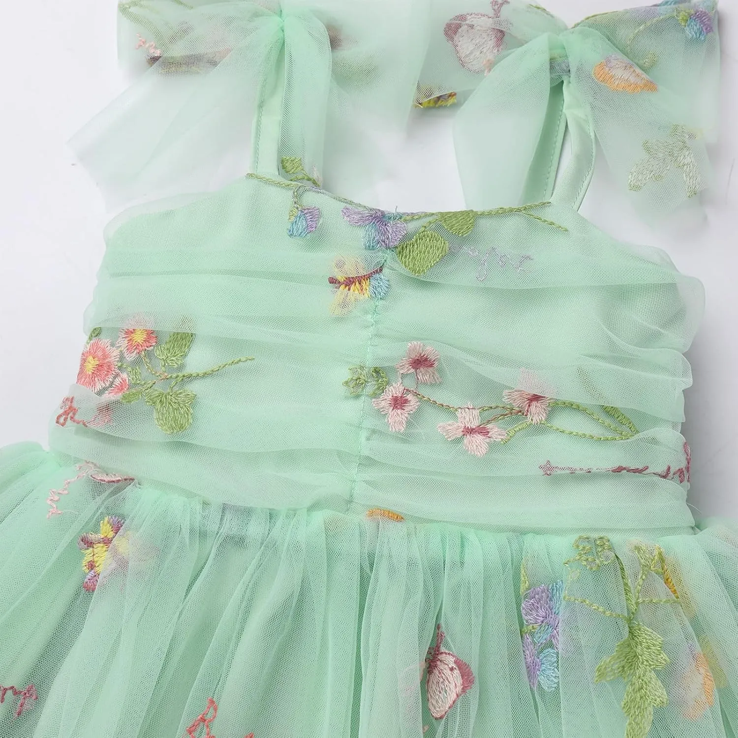 Toddler Baby Tutu Dress Sleeveless Tulle Dress First Birthday Cake Smash Pageant Clothes for Photo Shoot