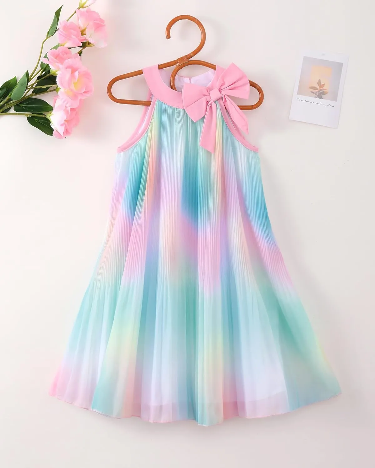 Toddler Girl Tulle Dress Summer Clothes Little Girl Ombre Halter Dress Kids Casual Sundress Toddler Princess Outfits