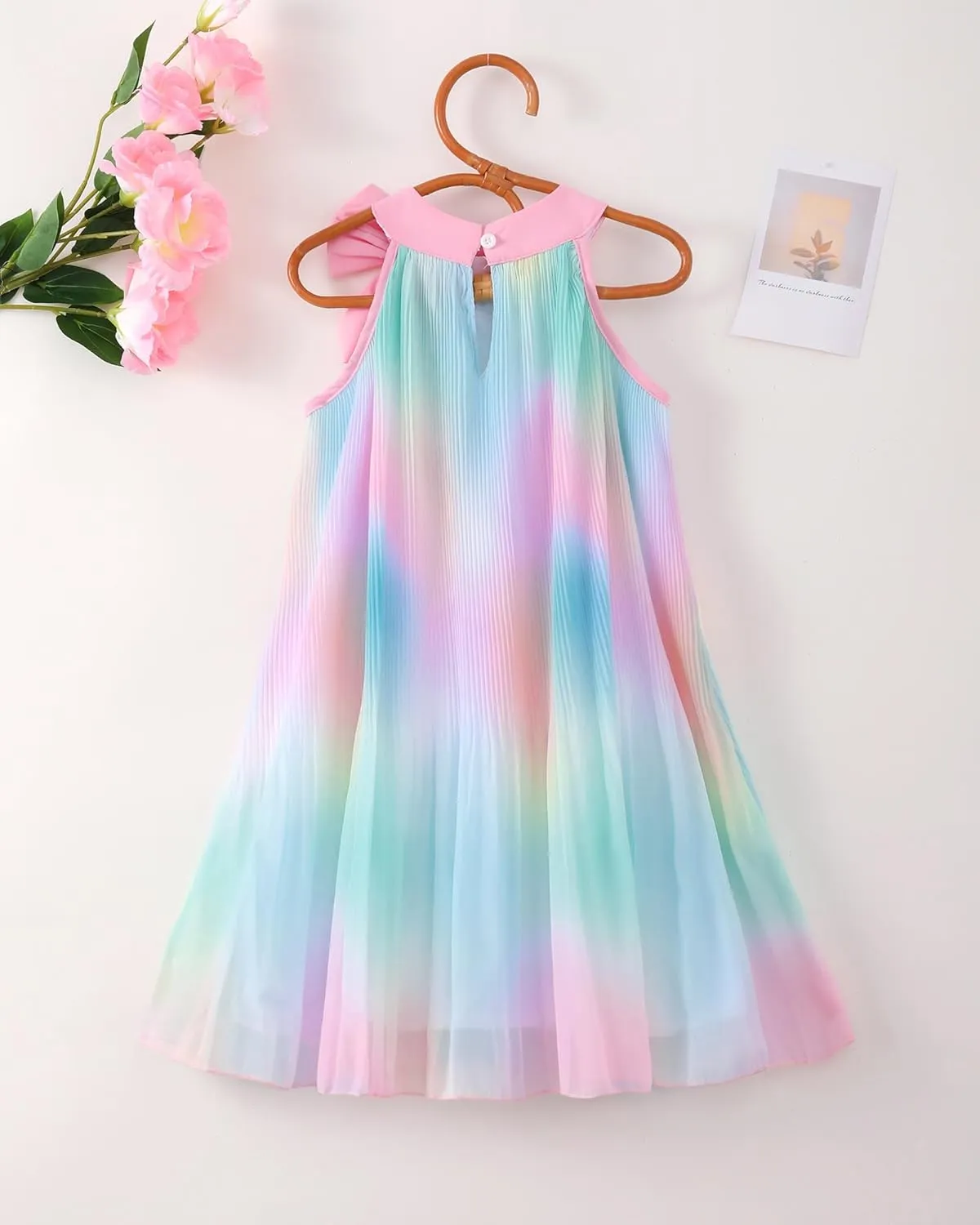 Toddler Girl Tulle Dress Summer Clothes Little Girl Ombre Halter Dress Kids Casual Sundress Toddler Princess Outfits