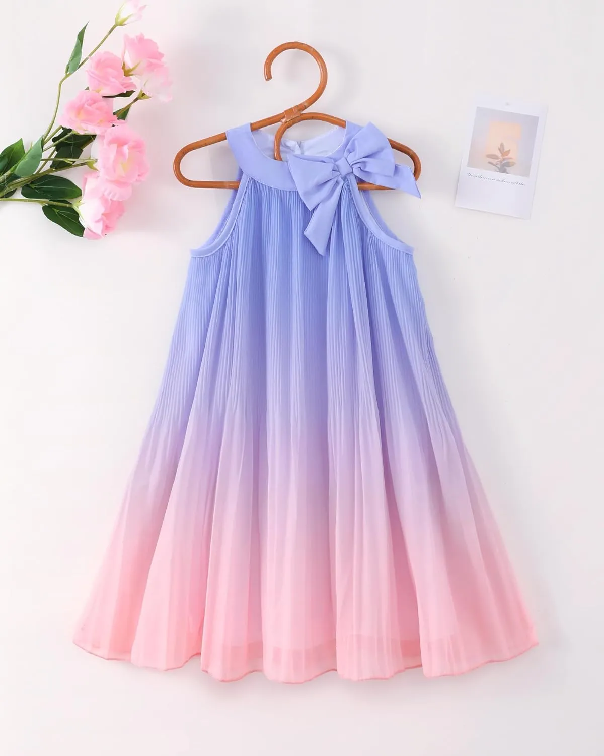Toddler Girl Tulle Dress Summer Clothes Little Girl Ombre Halter Dress Kids Casual Sundress Toddler Princess Outfits