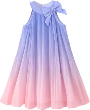 Toddler Girl Tulle Dress Summer Clothes Little Girl Ombre Halter Dress Kids Casual Sundress Toddler Princess Outfits