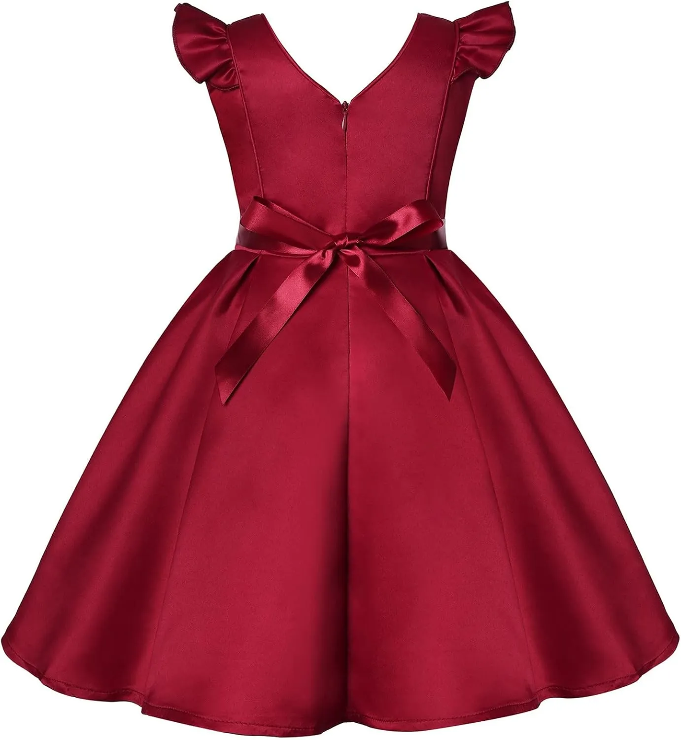 Toddler Girls Dress Cotton Linen Ruffle Backless Sleeveless Kids Casual Party Dresses Summer Beach Sundress Clothes