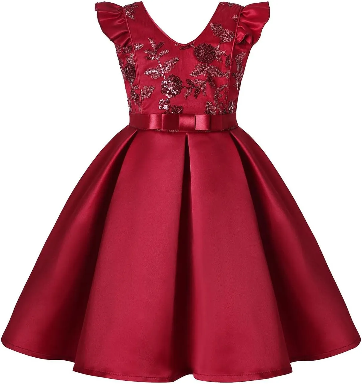 Toddler Girls Dress Cotton Linen Ruffle Backless Sleeveless Kids Casual Party Dresses Summer Beach Sundress Clothes