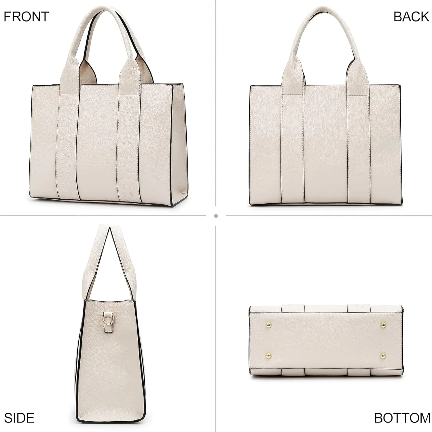 ToLFE Tote Bags for Women Top Handle Satchel Purses and Handbags PU Leather Shoulder Hobo Bags