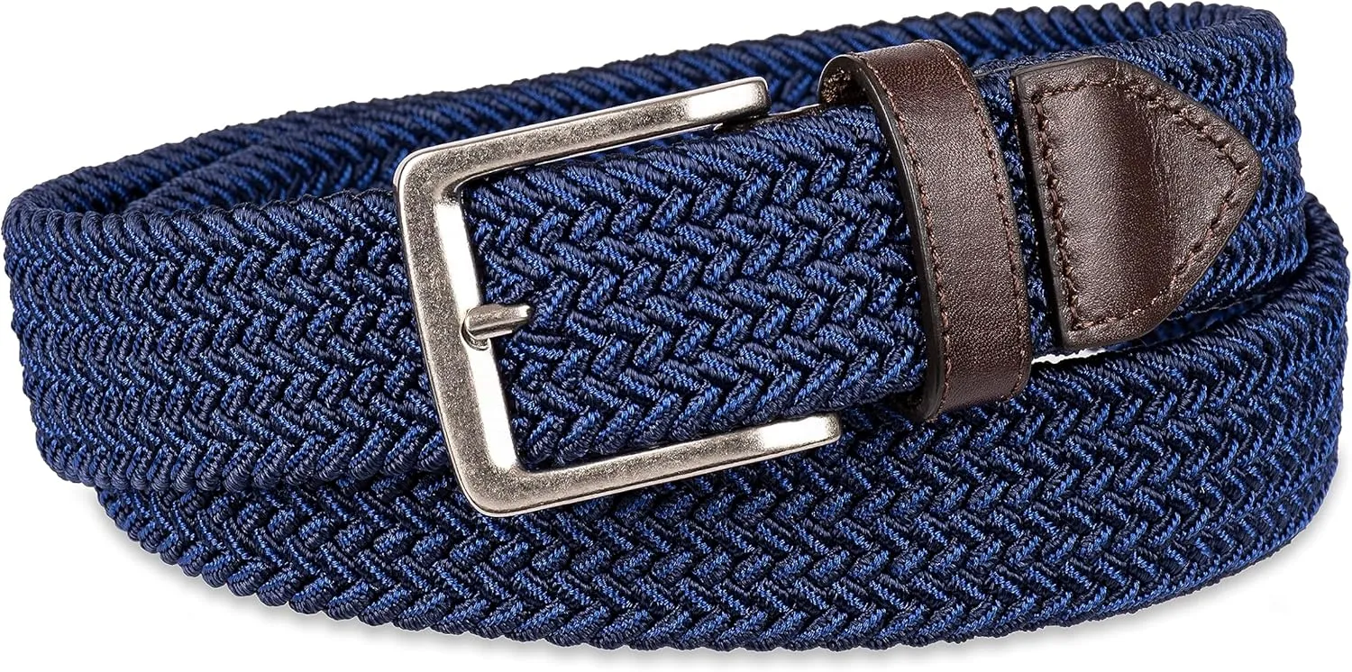 Tommy Bahama Men's Two Tone Stretch Web Belt