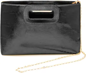 Top-Handle Clutch Purses for Women,Elegant PU Leather Evening bag for Prom, Cocktail, and Wedding
