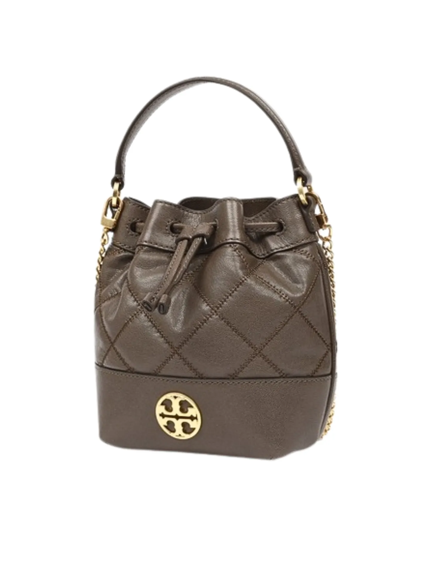 Tory Burch Willa Mini Bucket Bag Volcanic Stone