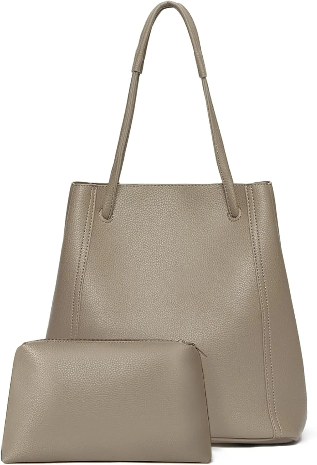 Tote Bag for Women Large Shoulder Bag Work Casual Handbags 2025 with Adjustable Strap 2PCS