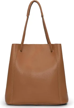 Tote Bag for Women Large Shoulder Bag Work Casual Handbags 2025 with Adjustable Strap 2PCS