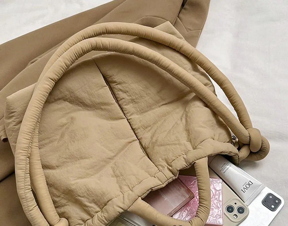 Tote Bag for Women, Nylon Handbag Large Capacity Backpack Lightweight Dual-Purpose Crossbody Bag Bucket Bag Multi-Color Purse
