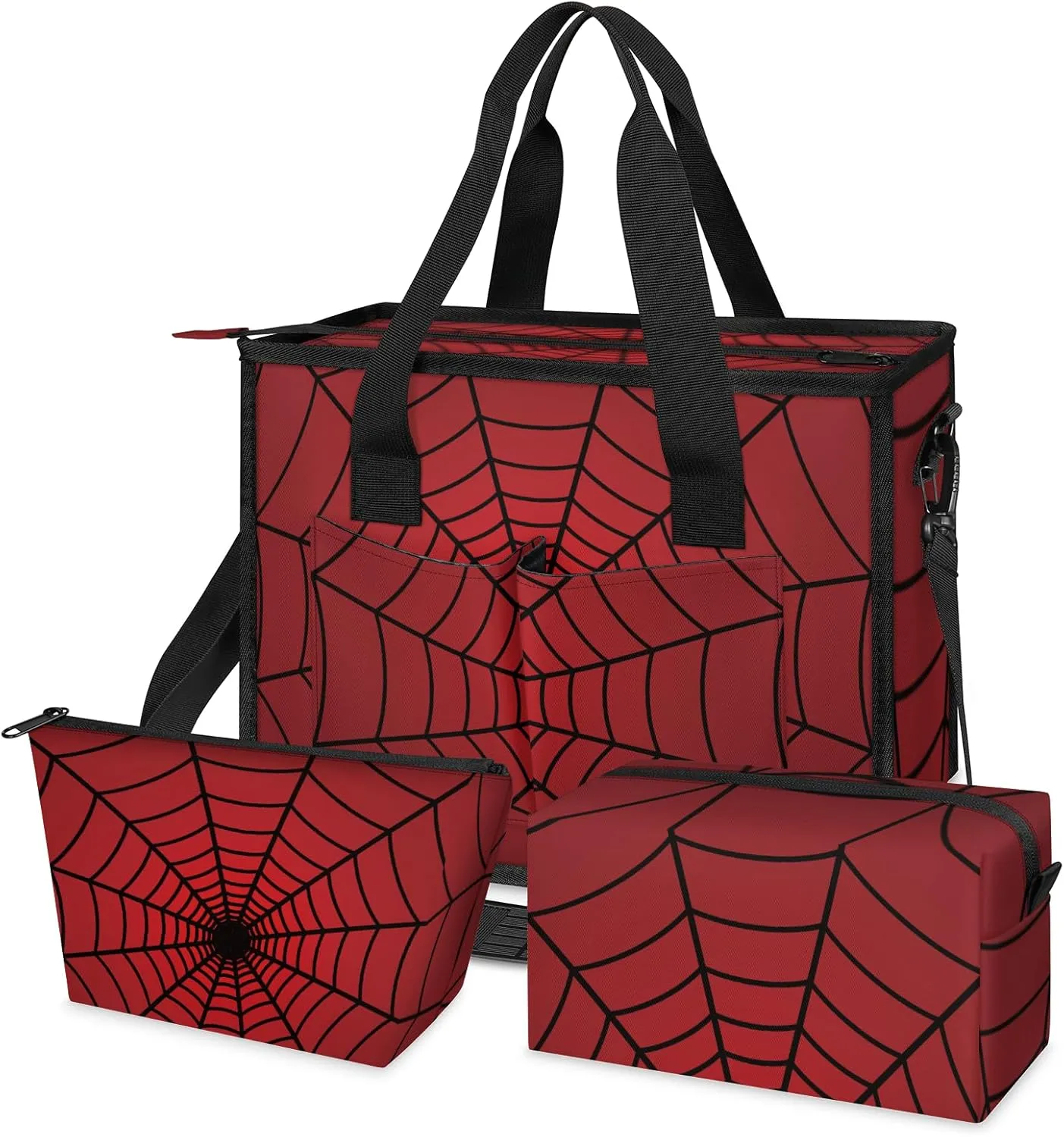 Tote Satchel Bag Set 3PCS for Women,Travel Shoulder Bag Handbag and Wallet Daily Use03