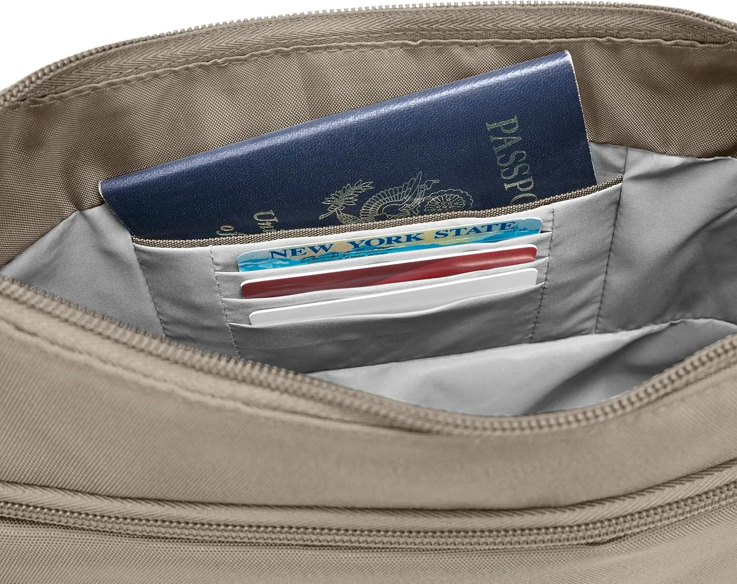 Travelon Anti-theft Classic Crossbody Bucket Bag