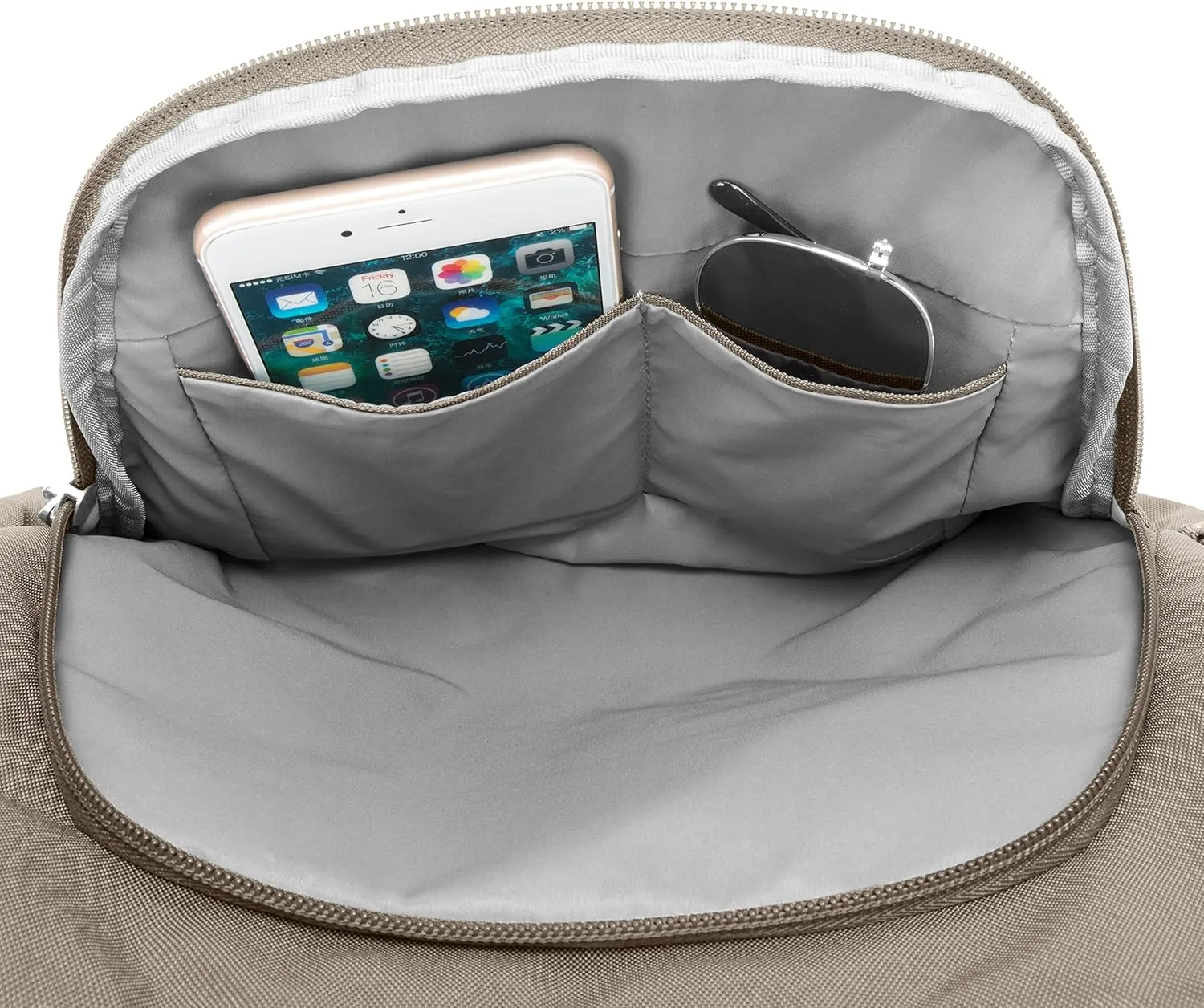 Travelon Anti-theft Classic Crossbody Bucket Bag
