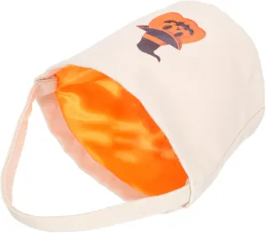 Trick or Treat Bag Halloween Basket Cute Devil Candy Bucket for Boys and Girls Hat Strong Portable for Halloween Parties Decorations
