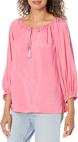 Trina Turk Women's Puff Sleeve Blouse