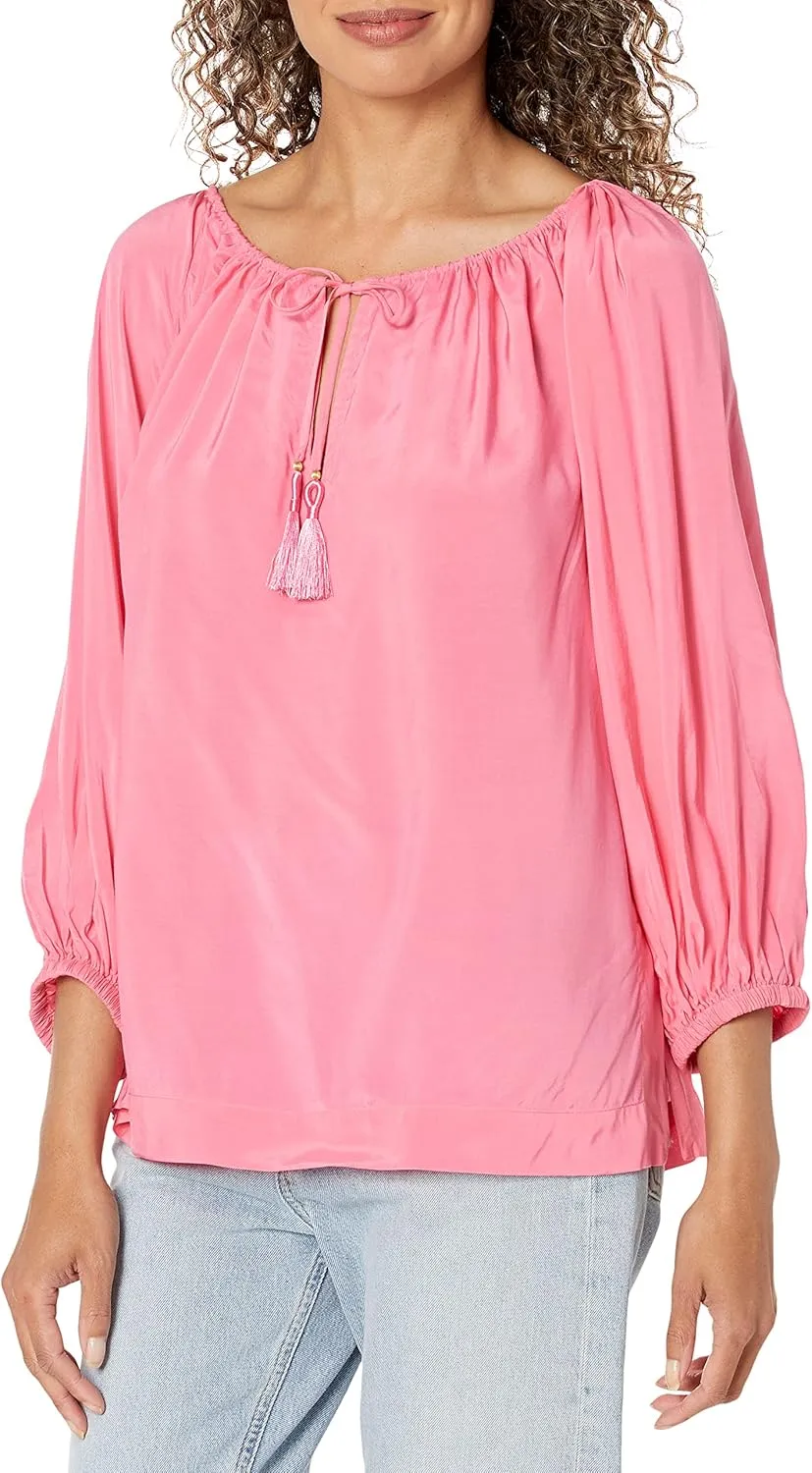 Trina Turk Women's Puff Sleeve Blouse