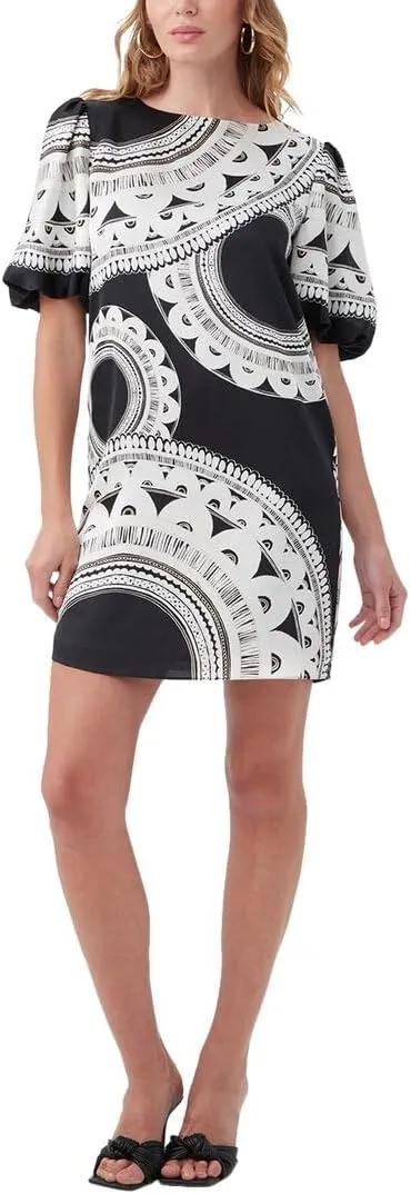Trina Turk Women's Puff Sleeve Shift Dress