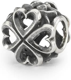 TROLLBEADS Meeting of Hearts Bead - Uniting Love and Elegance for Valentine's Day and Beyond | Silver 925 | Together Collection | Mette Saabye Design