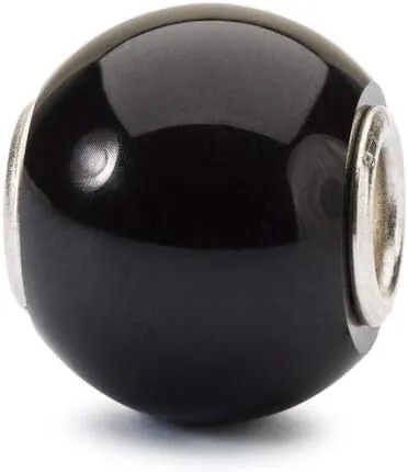 TROLLBEADS Round Black Onyx Bead