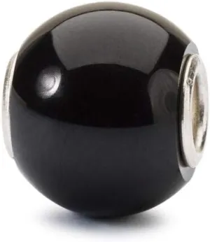 TROLLBEADS Round Black Onyx Bead