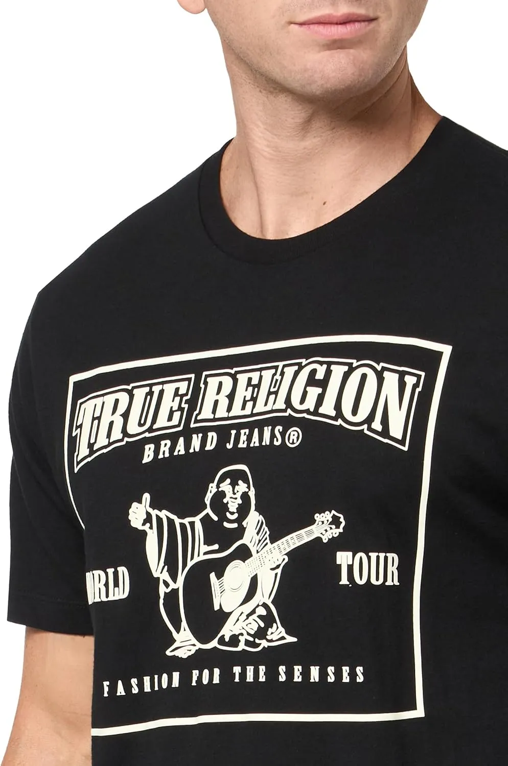 True Religion Men's SRS Puff Crew Tee