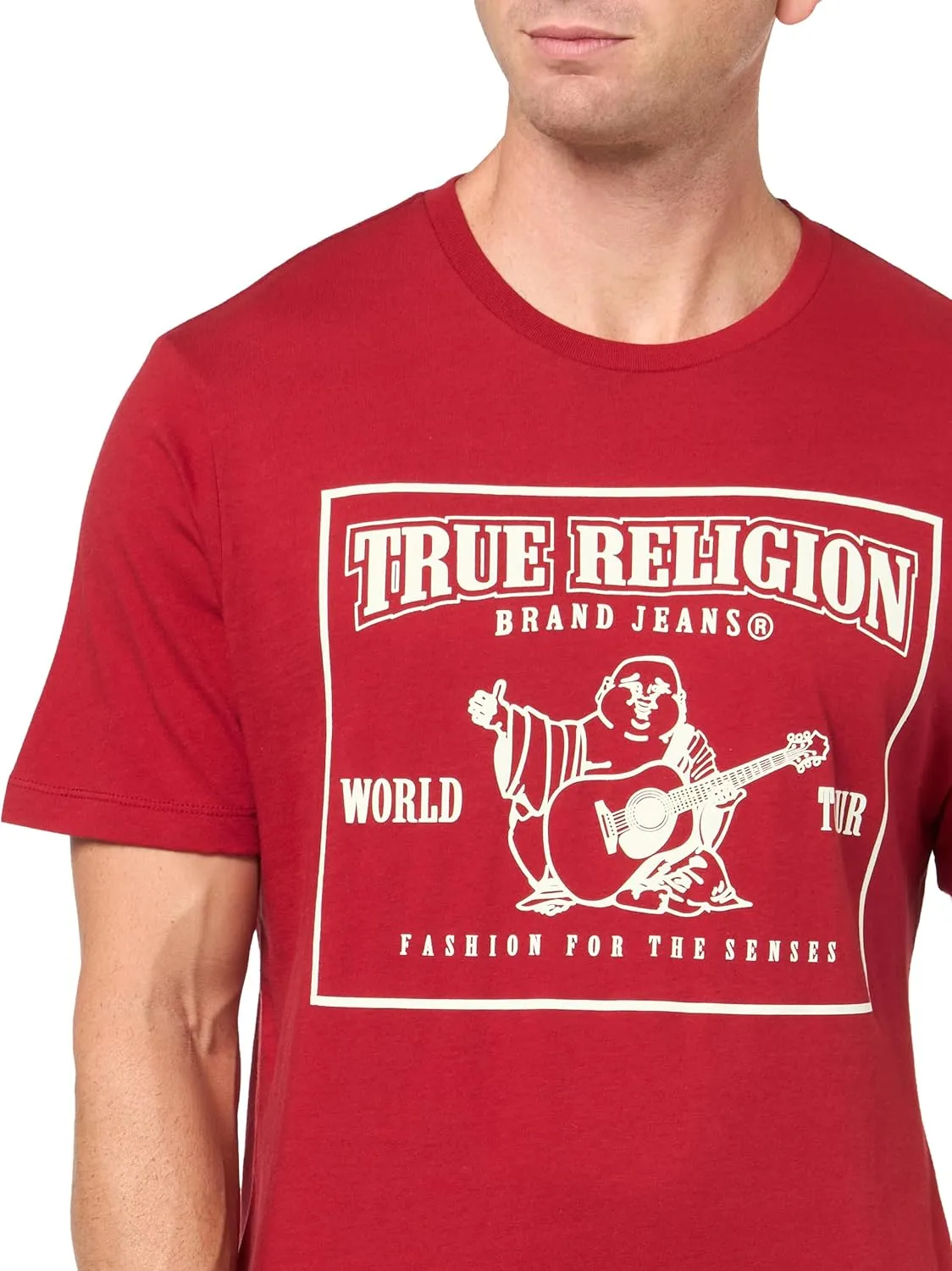 True Religion Men's SRS Puff Crew Tee