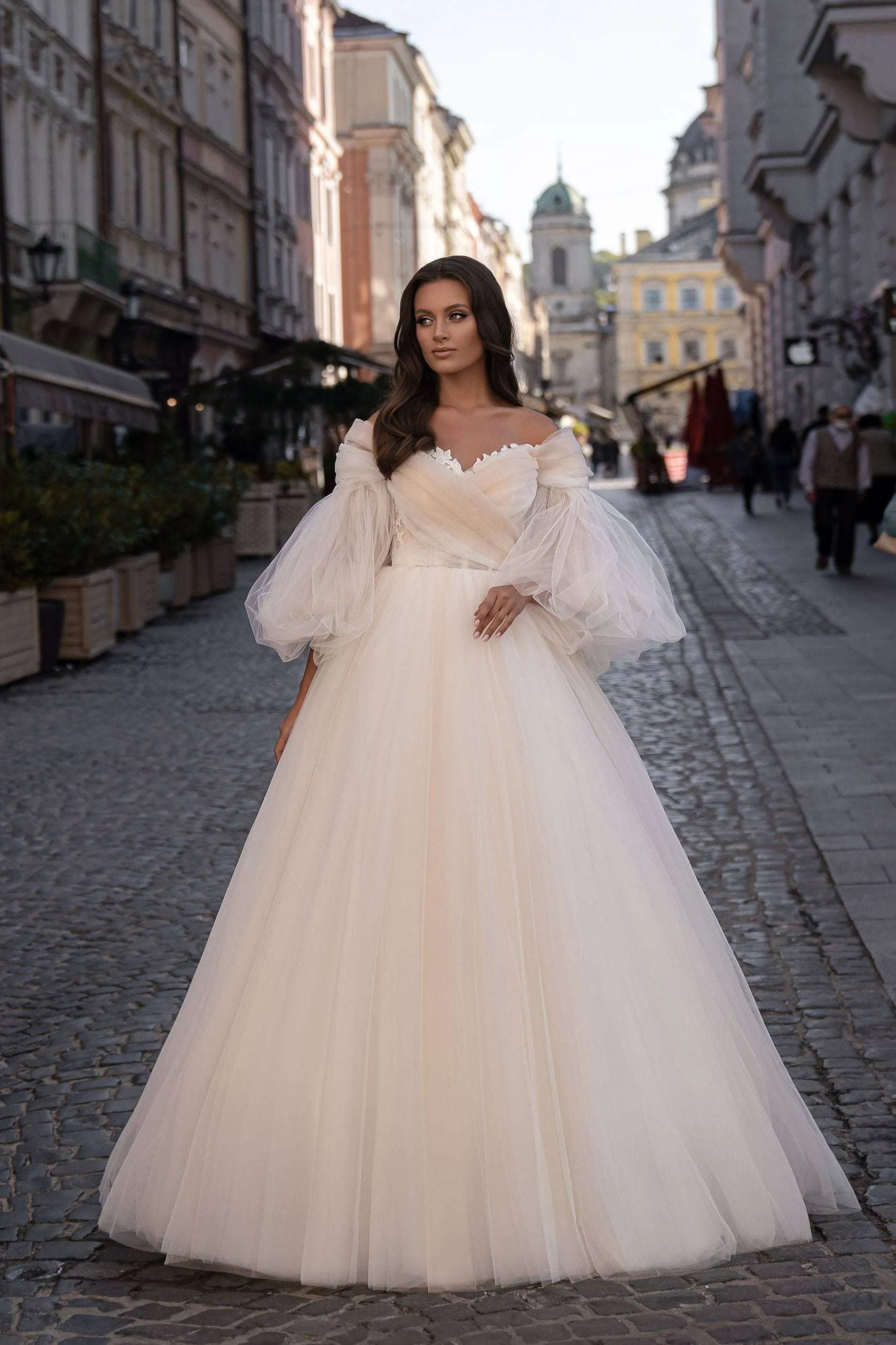 Tulle ball gown wedding dress | Enchanted wedding dress | KatrinFAVOR