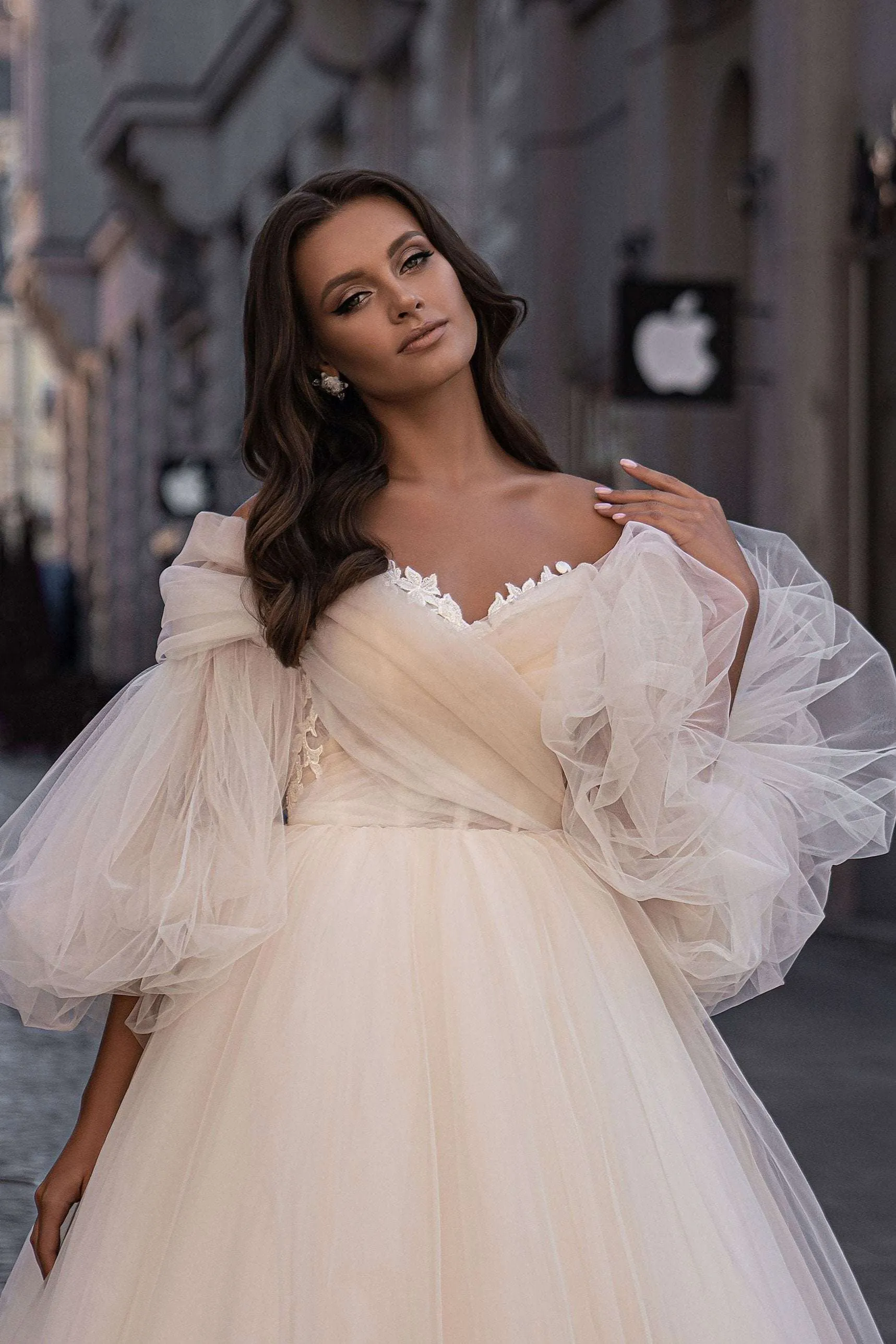 Tulle ball gown wedding dress | Enchanted wedding dress | KatrinFAVOR