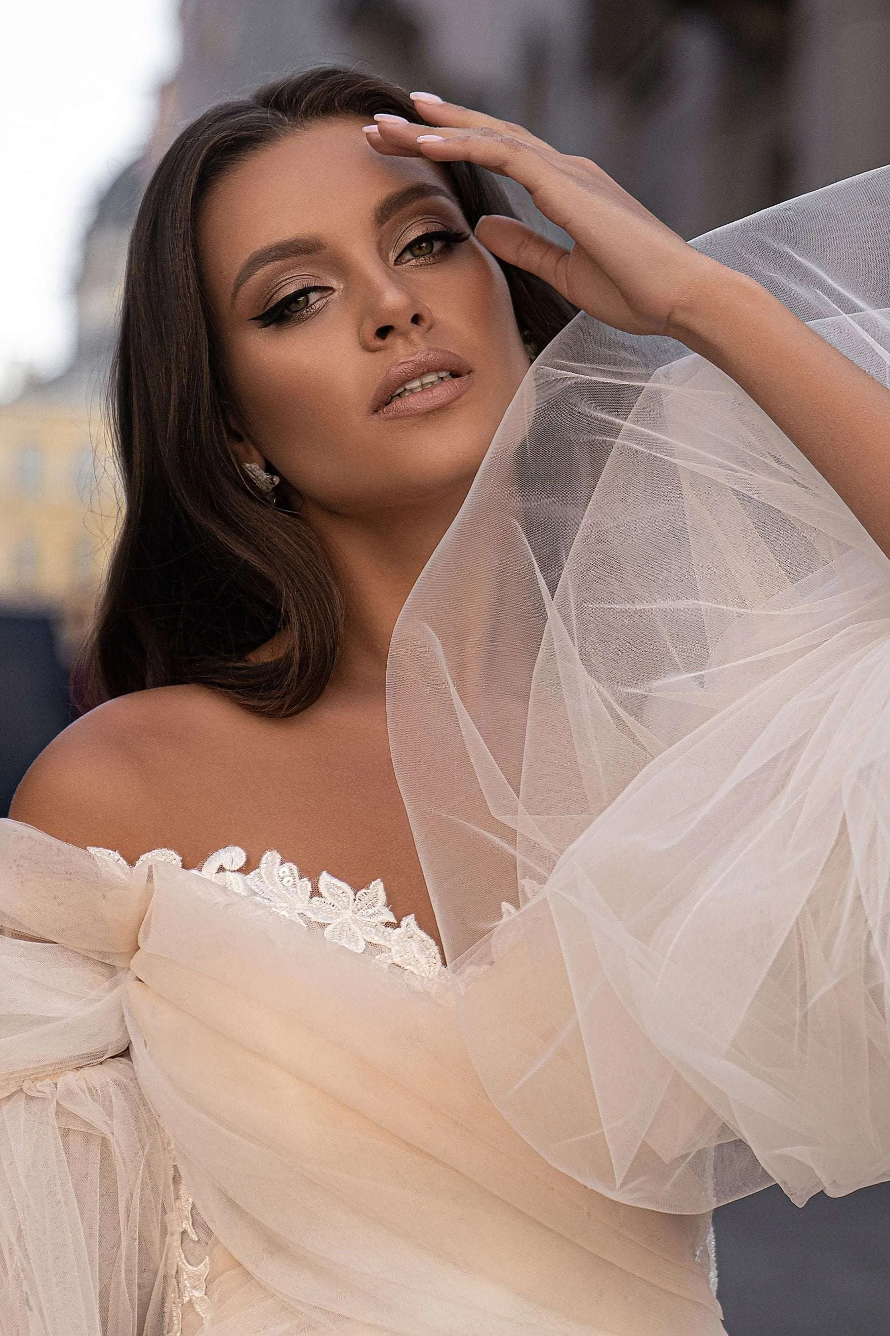Tulle ball gown wedding dress | Enchanted wedding dress | KatrinFAVOR