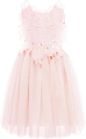 Tutu Dress for Girls - Embroidered Tulle Tiered Layered Flower Toddler Dress for Wedding & Birthday