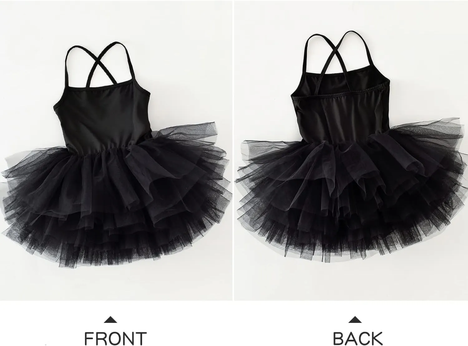 Tutu.kk Toddler Girls Ballet Skirted Leotards Strap Tutu Dress Party Costumes for Dance 18Months to 7t